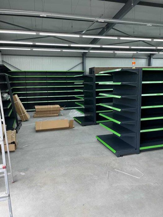 Rafturi metalice noi de magazin 399ron/m culoare antracit