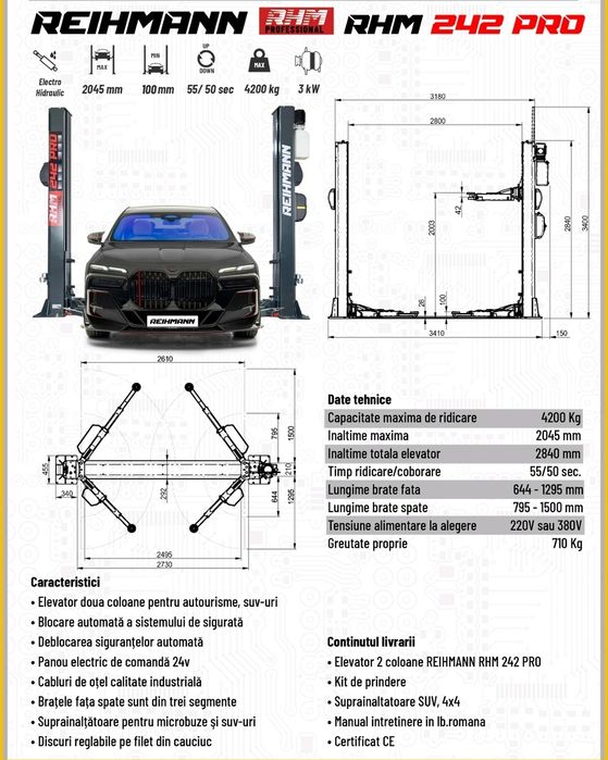 Elevator Reihmann RHM 242 PRO