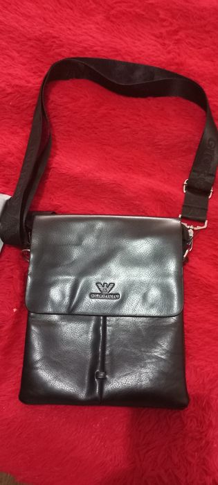 Барсетка кожаная