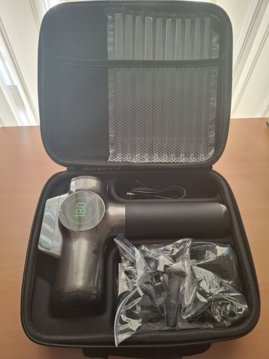 Професионален масажор пистолет за дълбоко тъканен масаж - 30 скорости