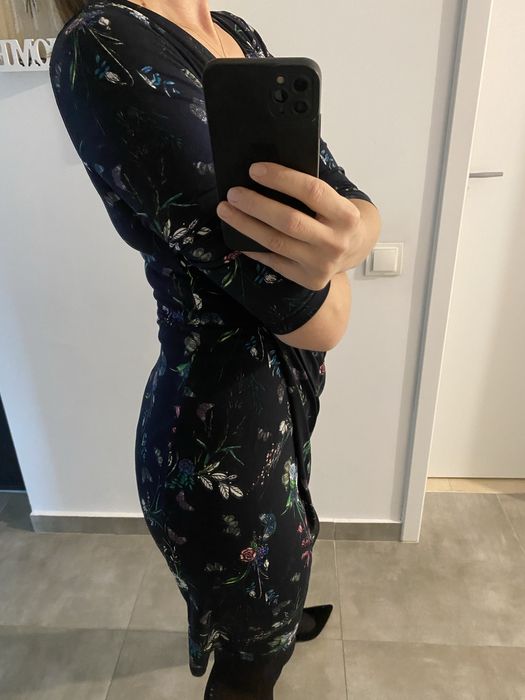 Rochie mini flori mulata