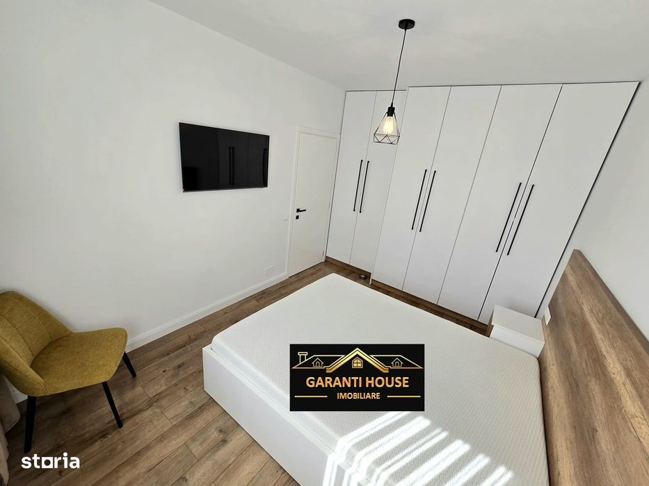 Bloc nou, apartament cu 2 camere, parcare interioara, 390€/Luna