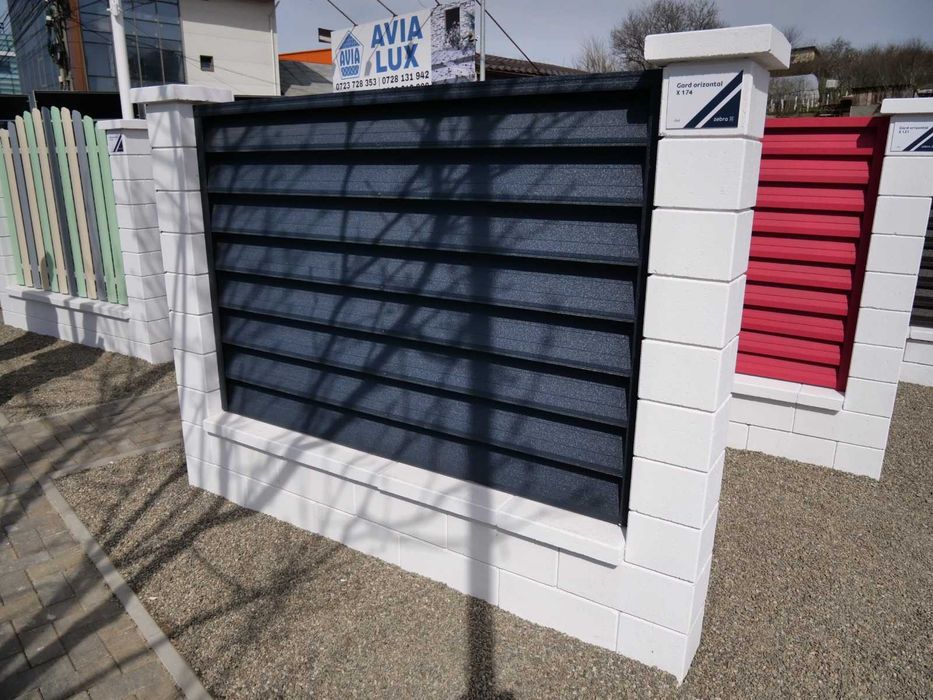 Jaluzele metalici porti grosime 0.5 0.6 mm dublu vopsit