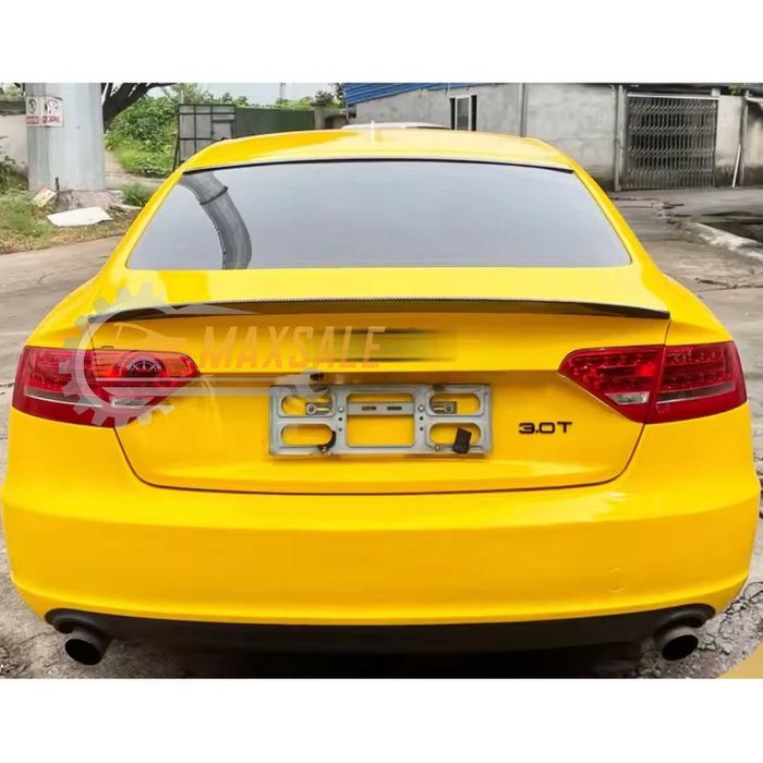 Спойлер Audi A5 Sportback S style B8 черен гланц седан s line quattro