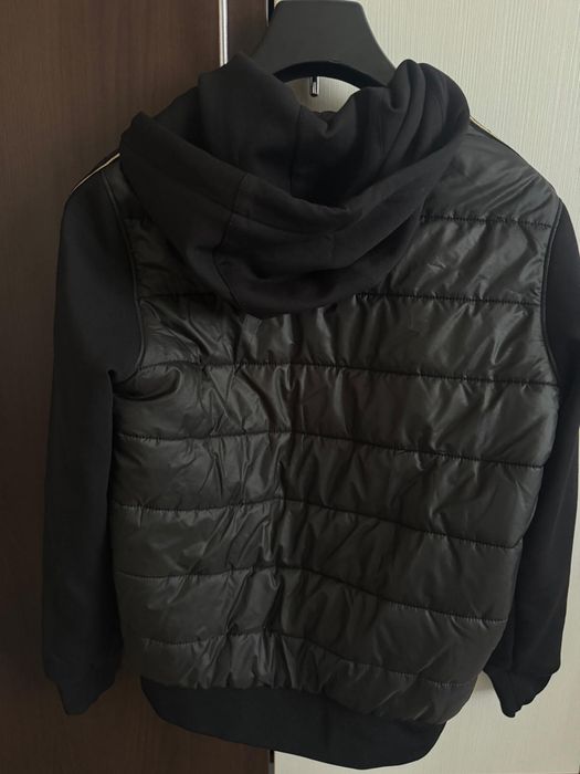 Geacă Karl Lagerfeld originală, neagră, cu glugă
