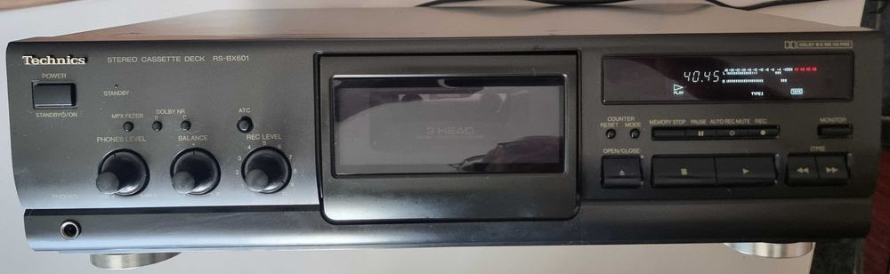 Casetofon deck Technics RS-BX601, 3 capete