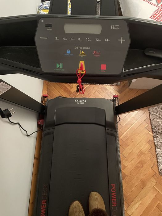 Пътека за бягане -DOMYOS   RUN100E, 14 км/ч, 45×120 см