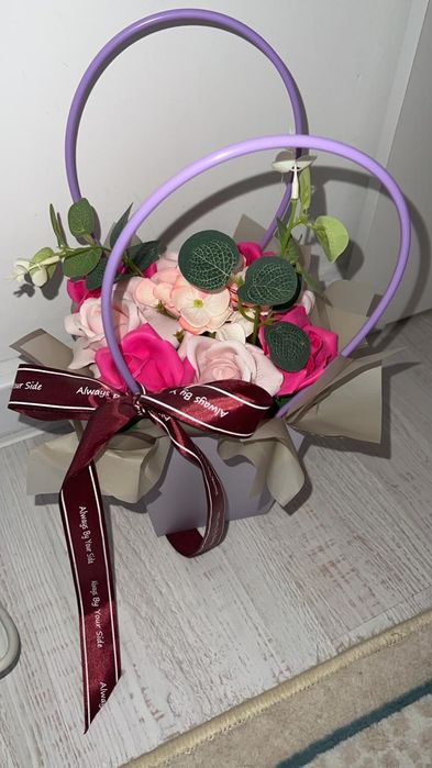 Букеты мыльных роз