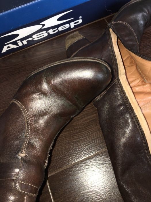 Air Step италиански ботуши естествена кожа,40 номер,оригинални,с кутия