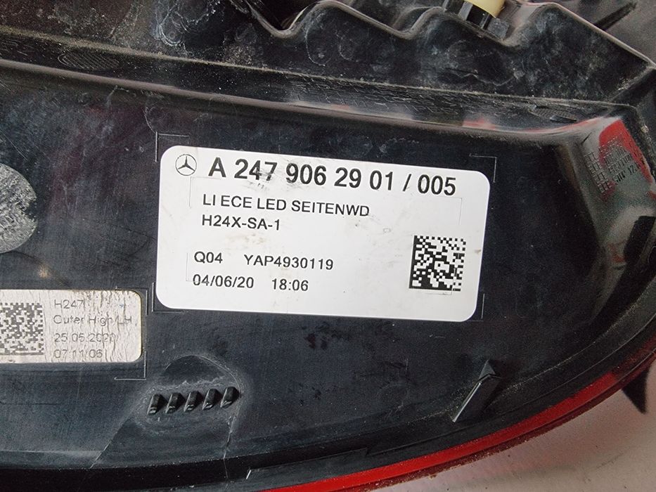 Stop stanga led Mercedes GLA W247 dupa 2019 cod A2479062901