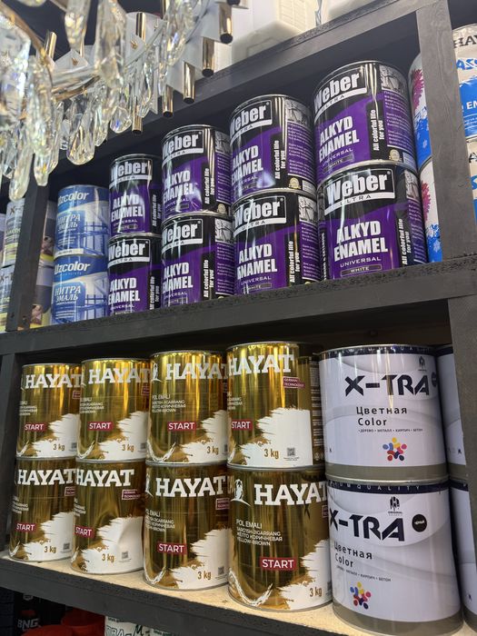 Sifatli kraska emulsiya va boshqa qurilish kosmetik maxsulotlari optom