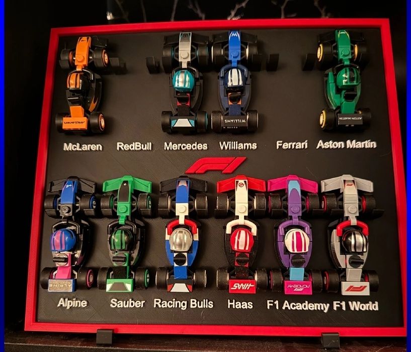 Suport mașinuțe Lego F1 mini cars