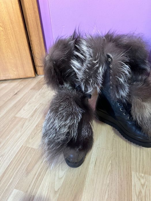 Дамски Ботуши Дарис от Естествена  Кожа  38 номер