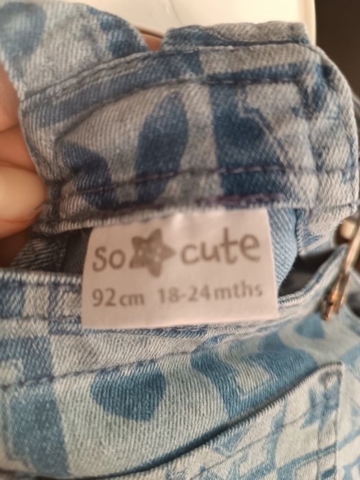 Salopeta pantaloni  blugi fete