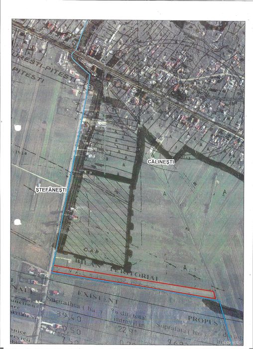 De Vânzare Teren (Intravilan (5000 m2) Extravilan (5000 m2)) Zona (Ciocănești/Golești) Argeș