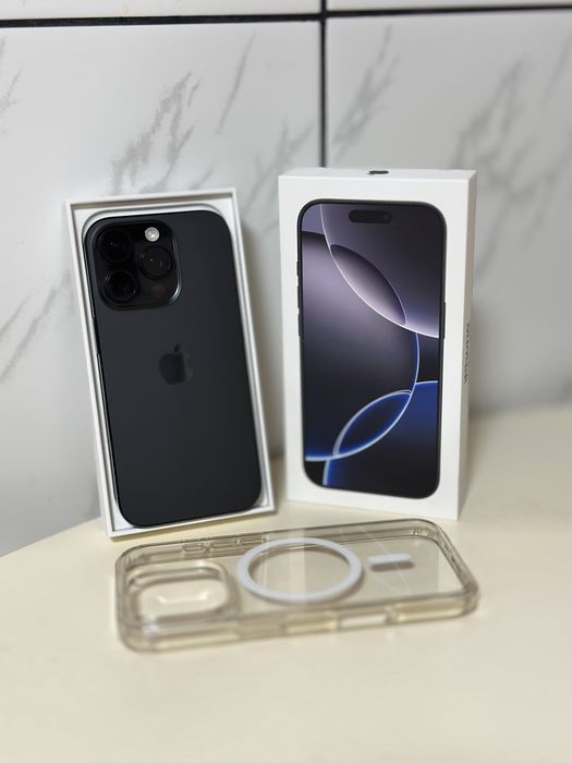 iPhone Apple 16 Pro Garantie Activa  Ca Nou Titanium Black 5G Garantie, , 17 Pro