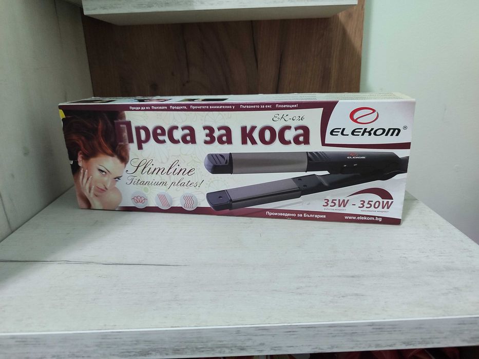 Преса за коса 2 в 1  на Елеком
