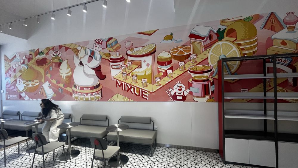 Печать лого и рисунков настенным принтером