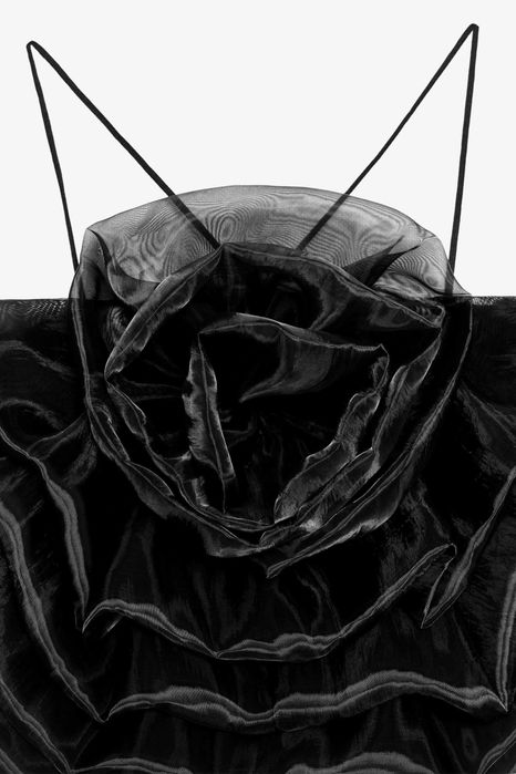 Нов топ с голяма роза Zara, M/L