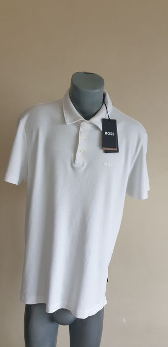 Hugo Boss Pima Cotton Soft Touch Slim Fit XL НОВО ОРИГИНАЛ Мъж Тениска