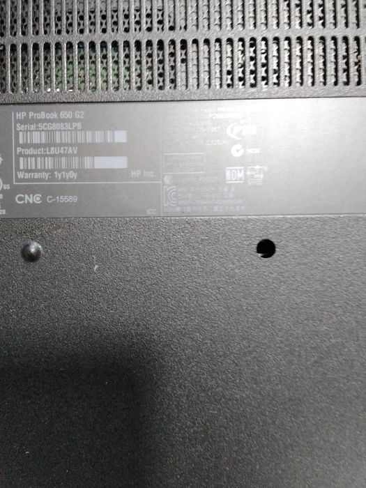 Laptop hp probook 650 g2