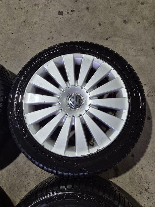Jante aliaj si anvelope de iarna 235/45R17 vw passat b7