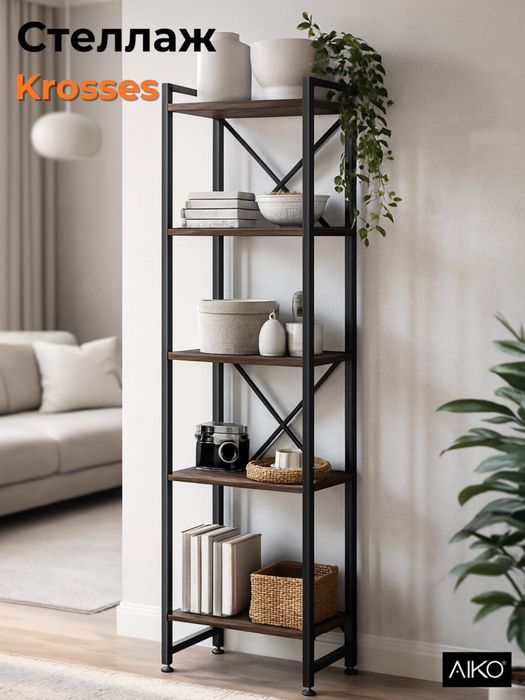 Стеллаж железная этажерка для балкон офис и цветов документов темир