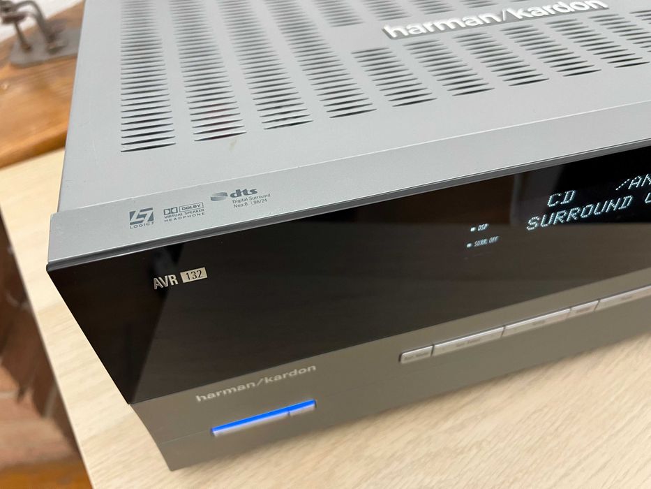 Harman Kardon AVR 132 reciver, logic 7, DTS, dolby digital