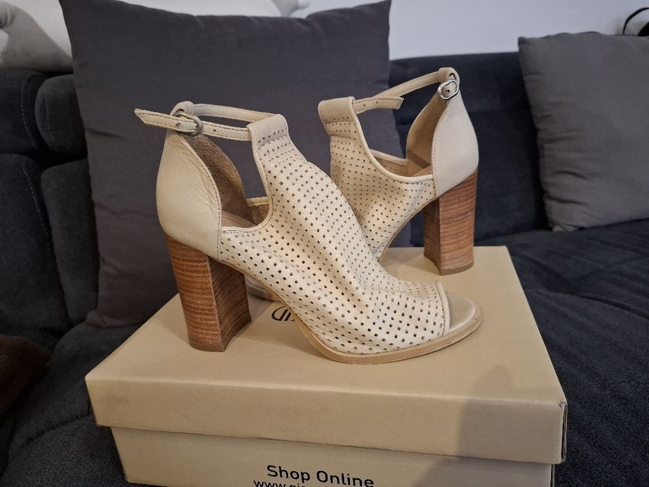 Дамски сандали  естествена кожа Gi Anni