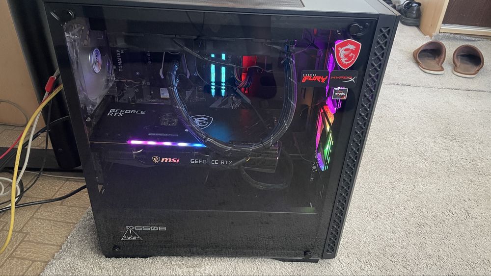 PC Gaming Ryzen 7 5800X3D RTX 3070 MSI Gaming x Trio 8GB GDDR6 256bit
