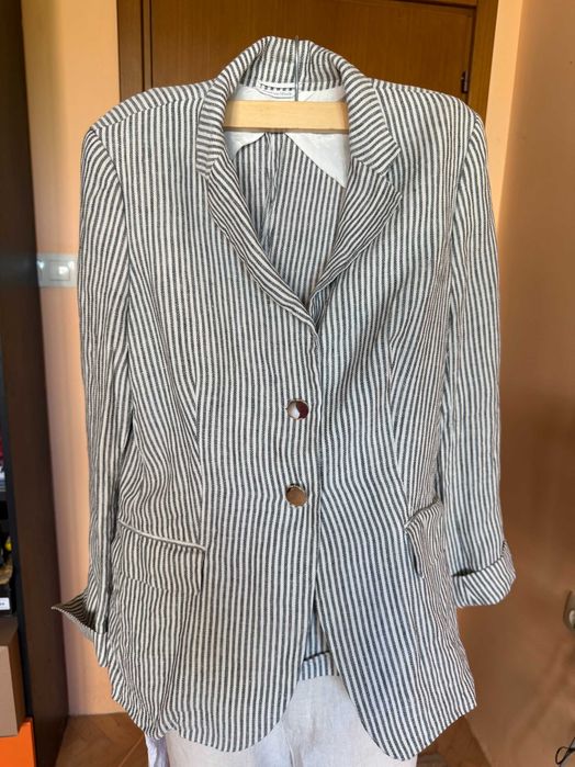 Сако райе Max Mara, 100% лен