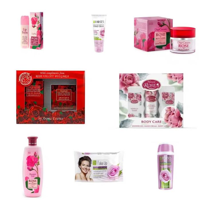 Set Cadou Corp pentru damă Rose of Bulgaria - Gel de dus+crema+lotiune