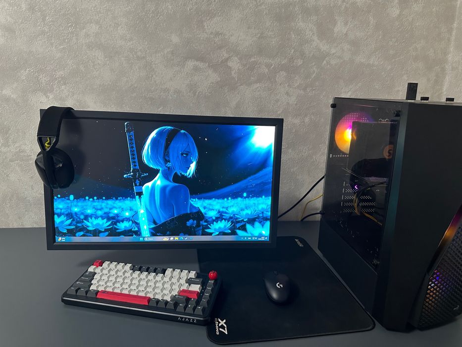 Продам игровой пк с монитором и остальным