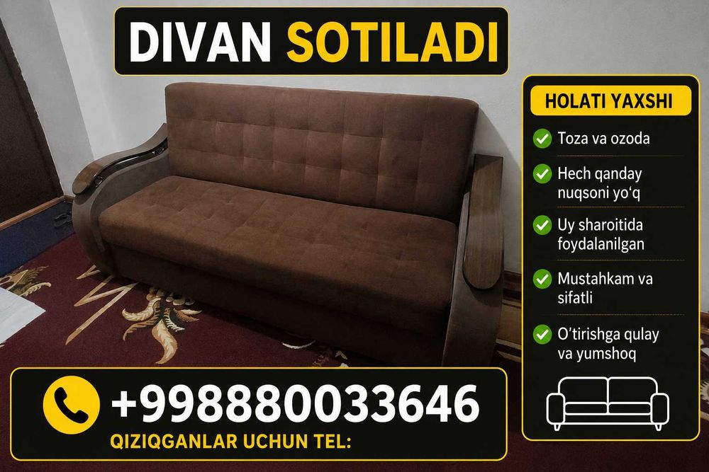 yahshi Divan sotiladi