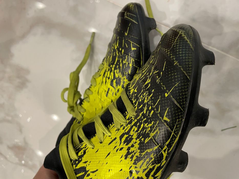 Детски бутонки - зелено - черни