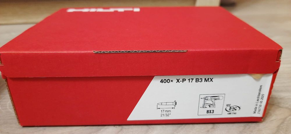Vând cuie pentru beton X-P B3 MX originale