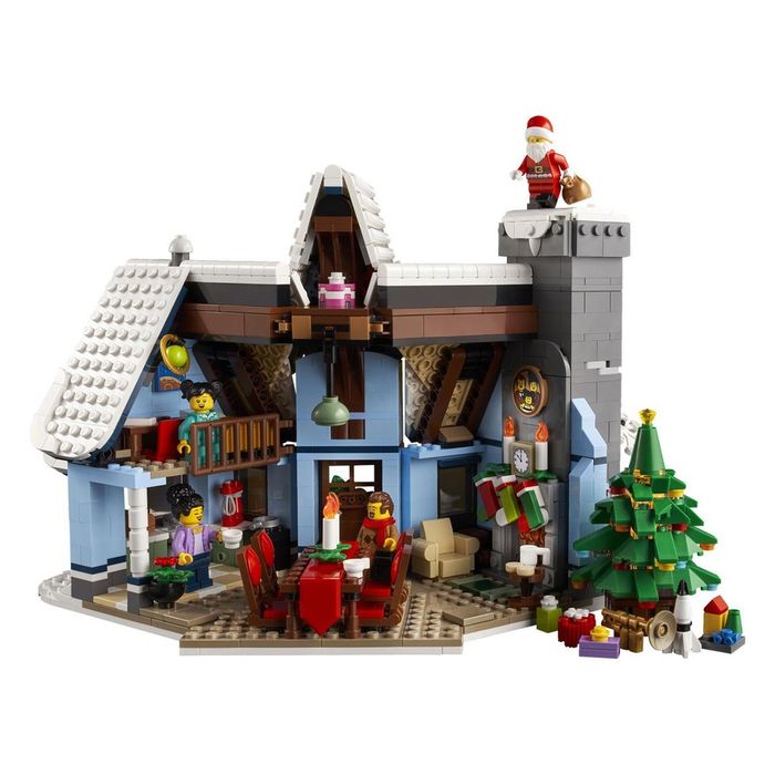 Lego 10293 Посещението на Дядо Коледа , Lego Icons , Lego Santa's Visit