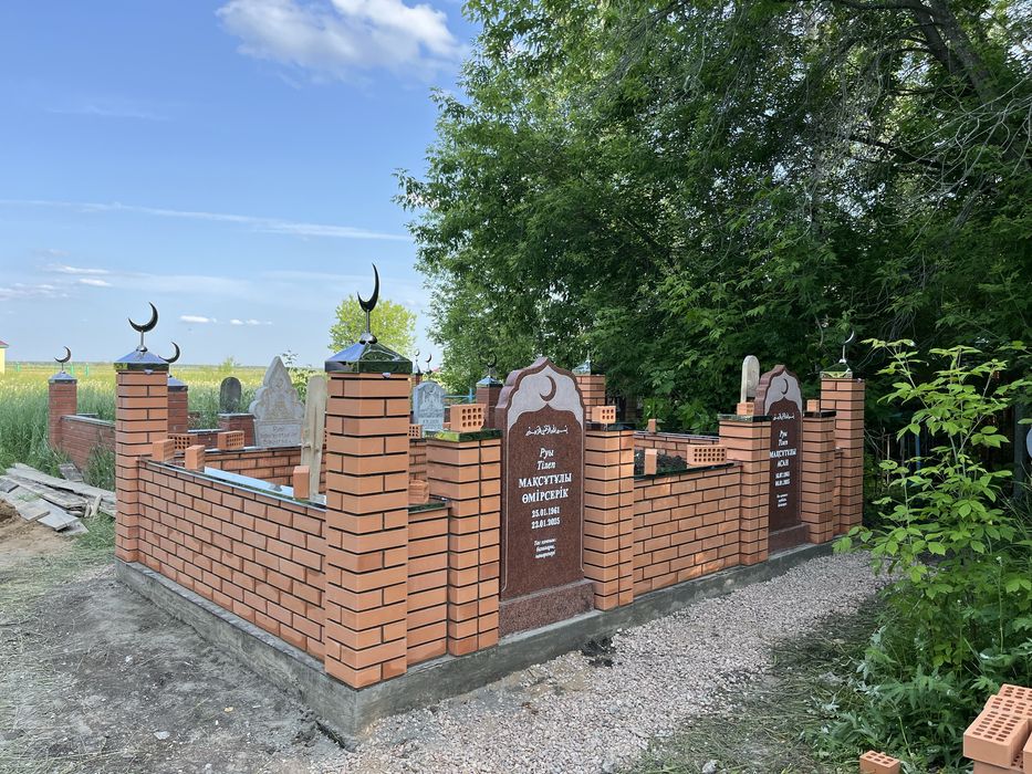 Строительство мазаров.