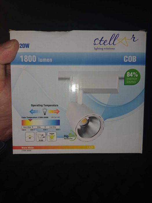 Spoturi Led pentru șină ,2700 K-14 Bucăți