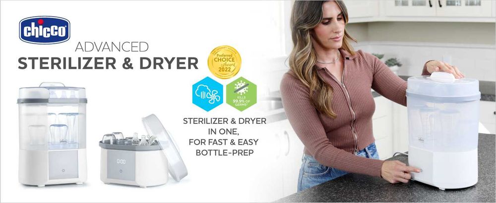 Стерилизатор и сушилня Chicco Advanced Steam Sterilizer Dryer 2в1