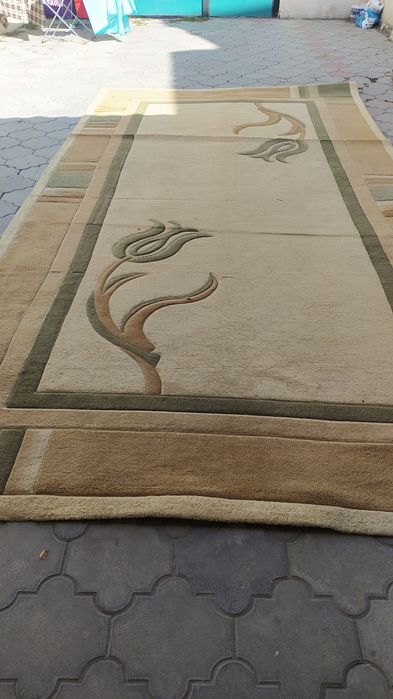 Теплый ковер б/у