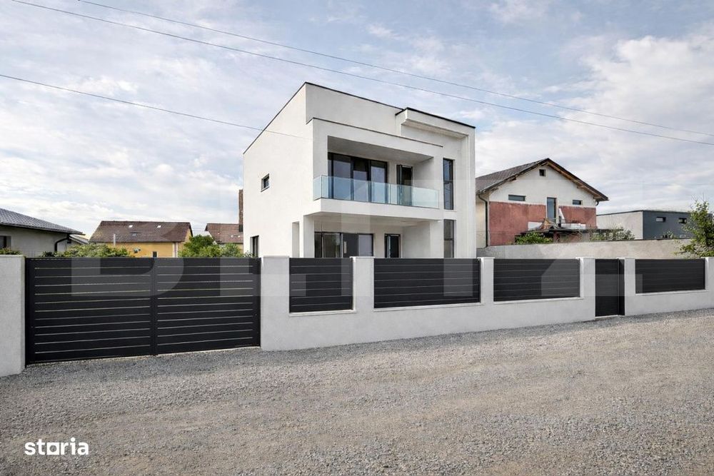 Casa moderna P+1, cu finisaje premium, 440 mp teren, zona Damila