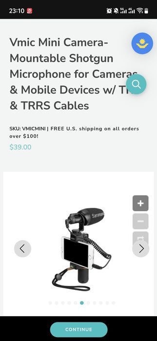 Микрофон пушка направленный