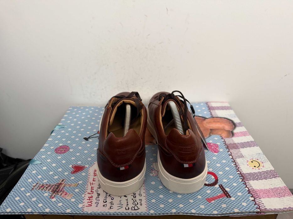 Tommy Hilfiger Premium Leather Cupsole Cognac''оригинални сникърси