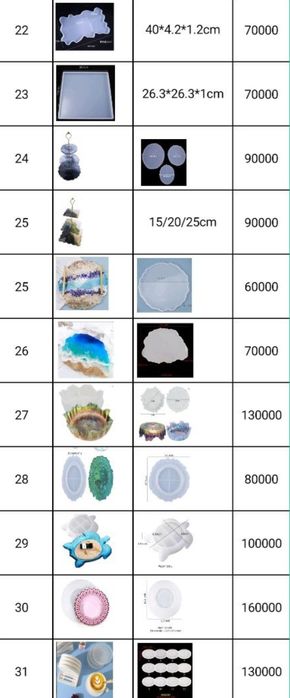 Силиконовые формы.силиконовые молды. Silikon qolip. Resin art