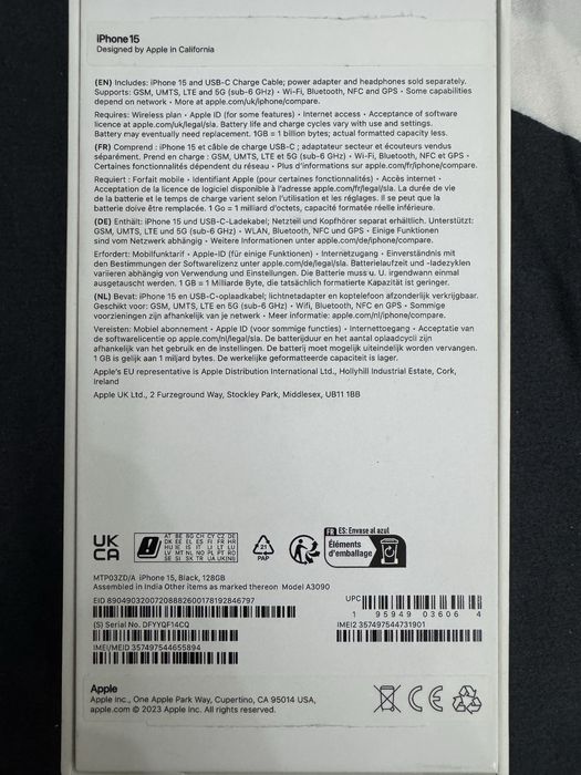 iPhone 15 128gb