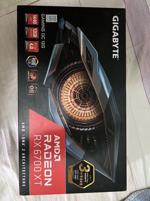 Видеокарта rx 6700 xt 12gb