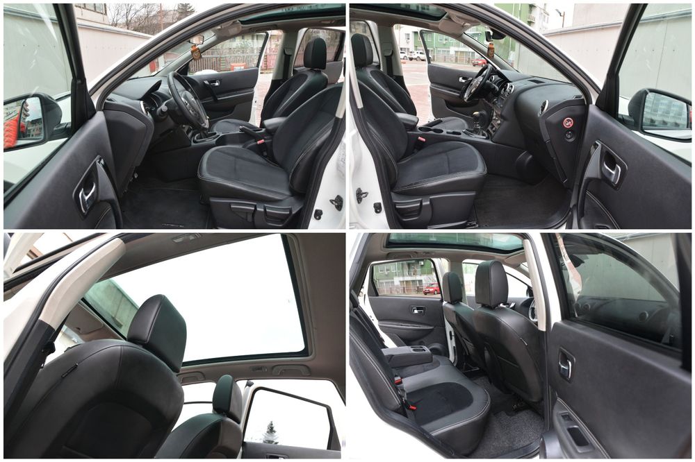 Nissan Qashqai Tekna 2014 1.6Dci 130CP Alb Perlat Xenon Alcantara