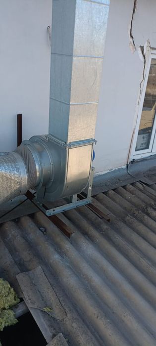 Продается компрессор и вытяжка малярная