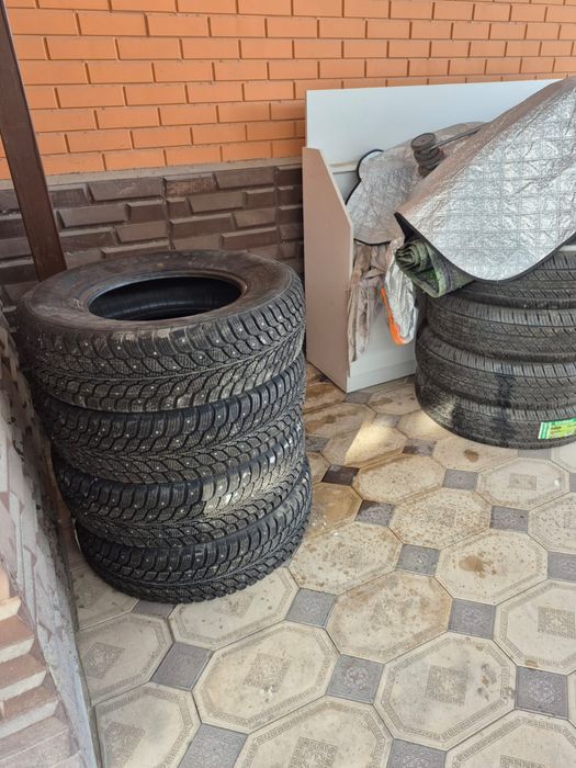 Новые шины . Жаңа дөңгелектер